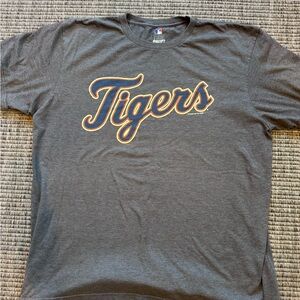 MLB Gray Tigers Short Sleeve Tee